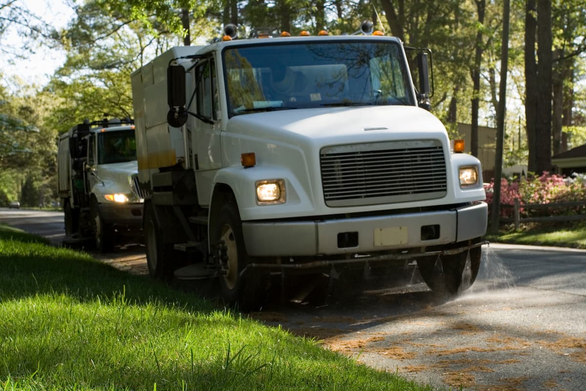 construction street sweeping and cleanup United Sweeping