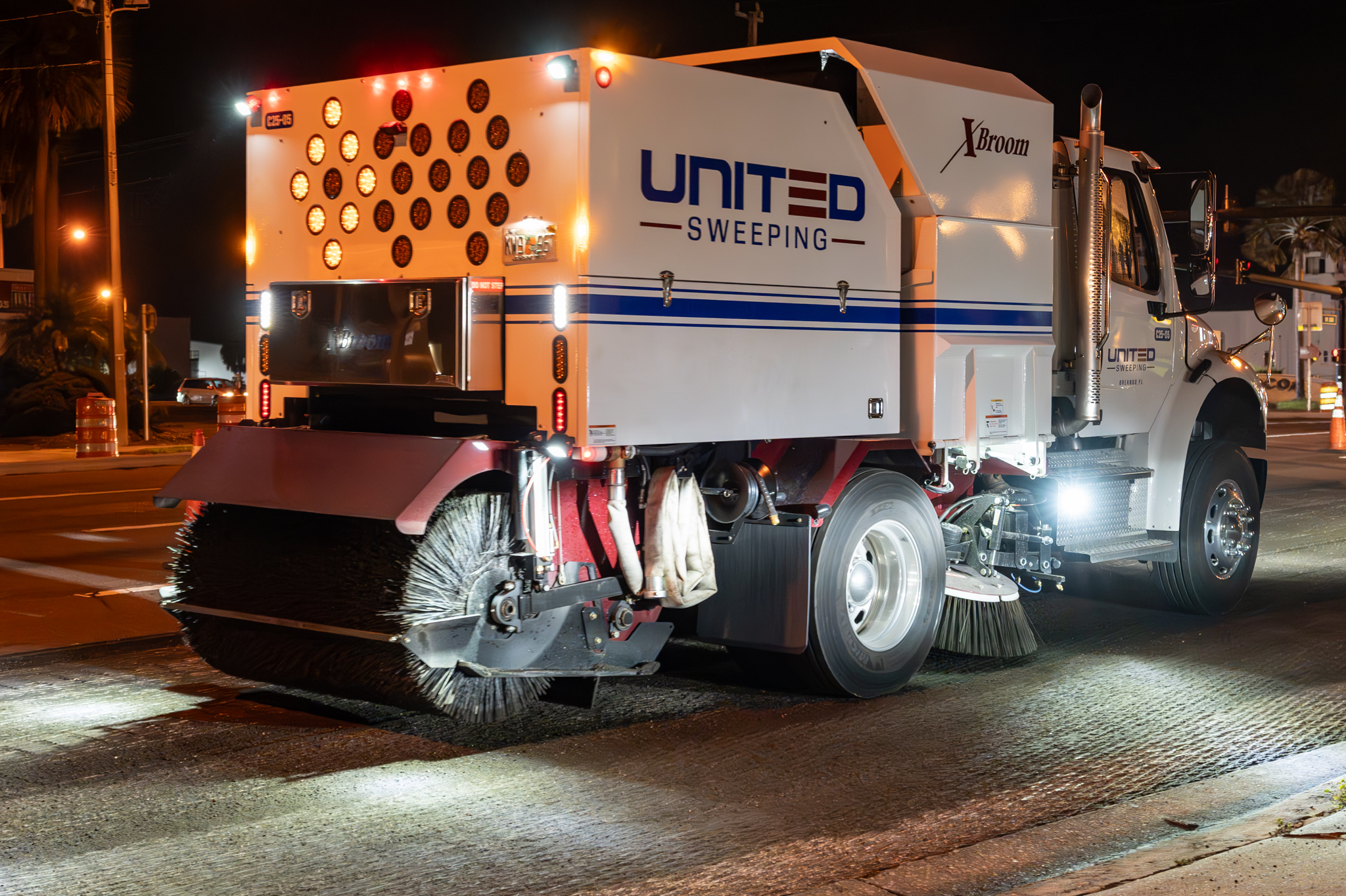 construction sweeping services street sweeping company united sweeping orlando jacksonville tampa florida